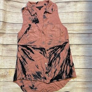 Rock & Republic Womens Tye dye tank top size XS